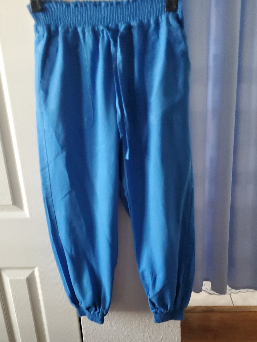 Love Tree Electric Blue Drawstring Jogger Pants